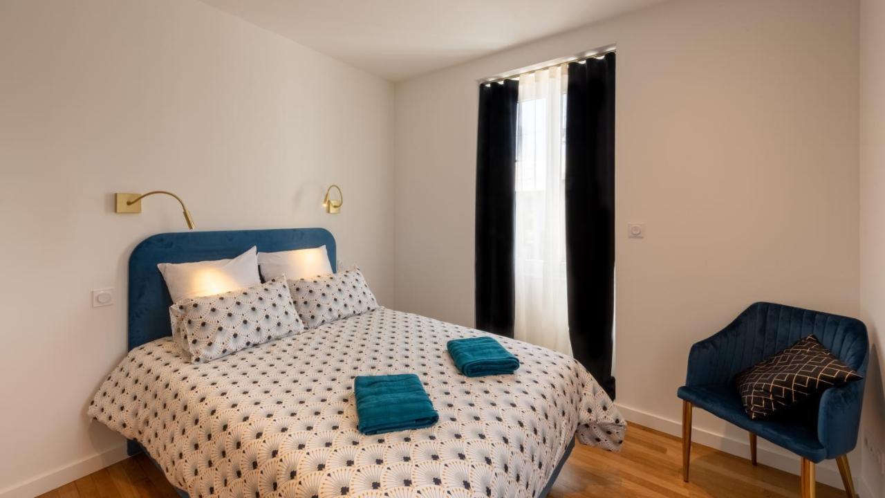 L'art déco : T3 à Rodez, 2 Places Parking Privé, Terrasse Exterior foto